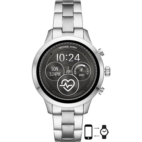 michael kors access damen touchscreen smartwatch runway mkt5044|Michael Kors Access Gen 4 Runway Stainless Steel Bracelet .